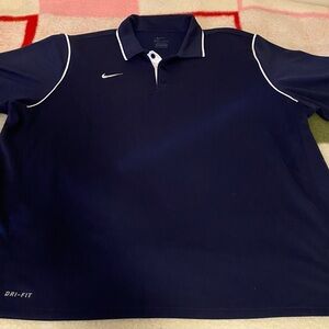 Nike Men's Navy Blue Polo Shirt